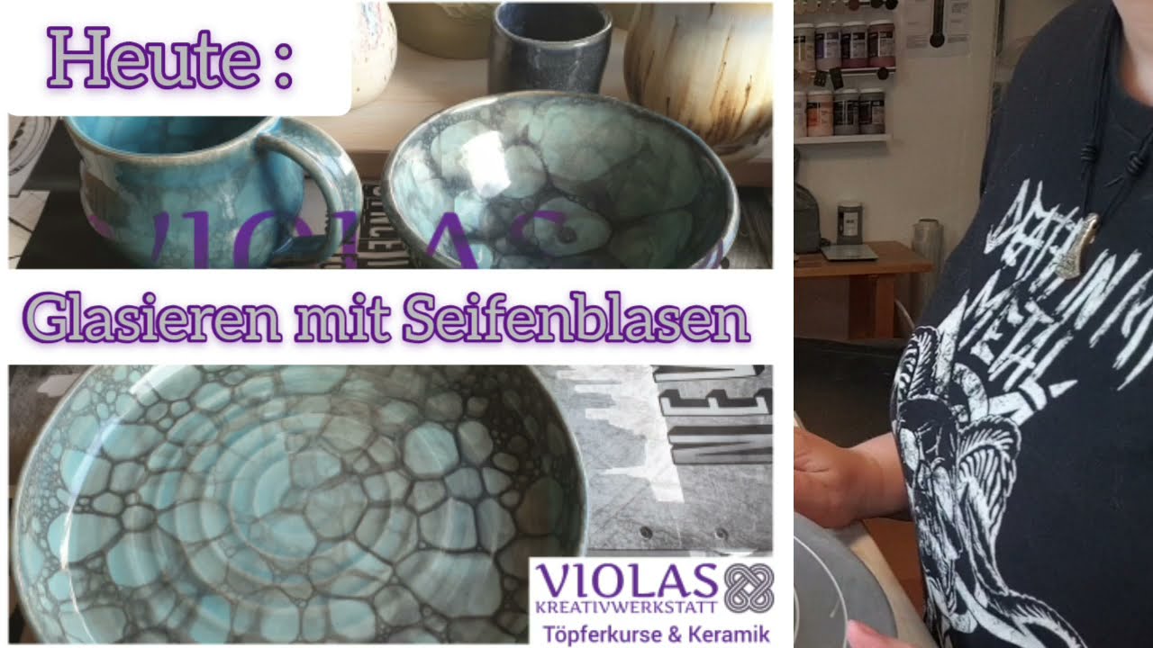 Glasieren mit Seifenblasen (BubbleTechnik)