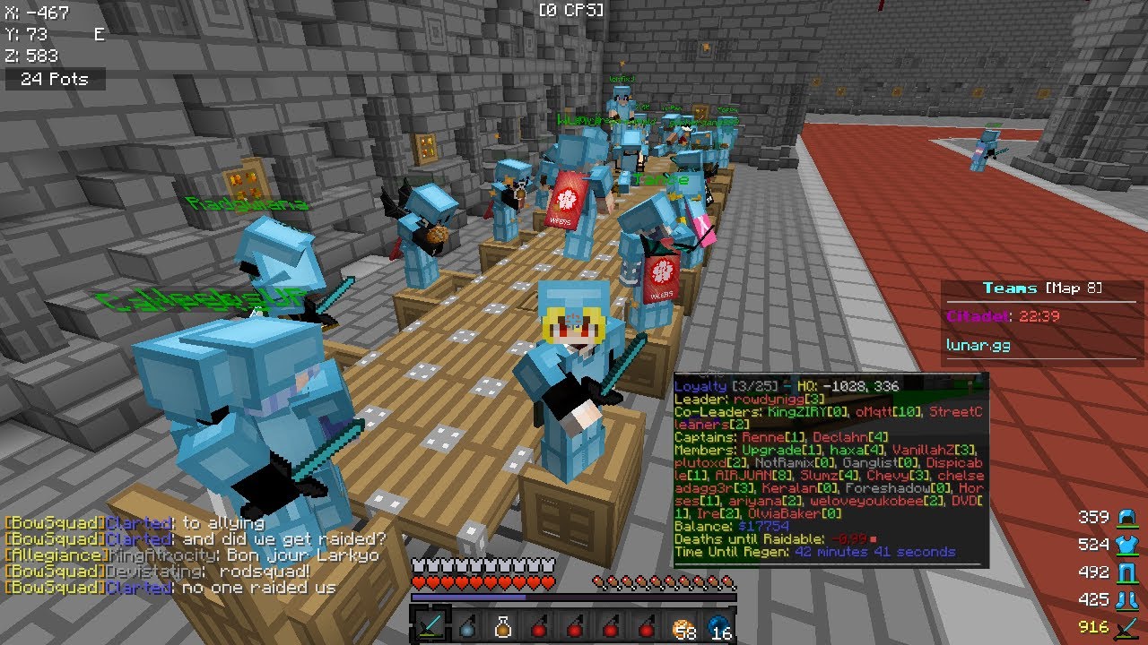 Lunar Teams Map 8 | Serenity Vs. Loyalty RAIDABLE