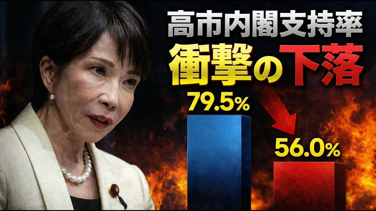 高市内閣支持率がわずか2ヶ月半で23ポイント減！元博報堂作家本間龍さんと一月万冊