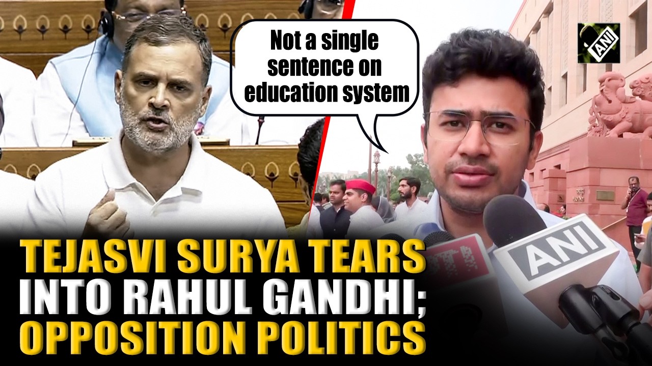 Tejasvi Surya hails anti-paper leak law; tears into Rahul Gandhi over stance on Education Reforms