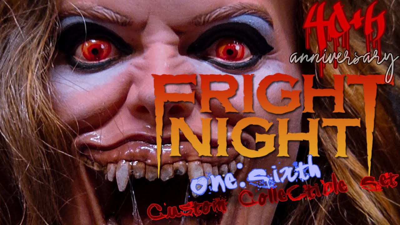 FRIGHT NIGHT 40th Anniversary Custom 1:6 Collectible Set Showcase!!!