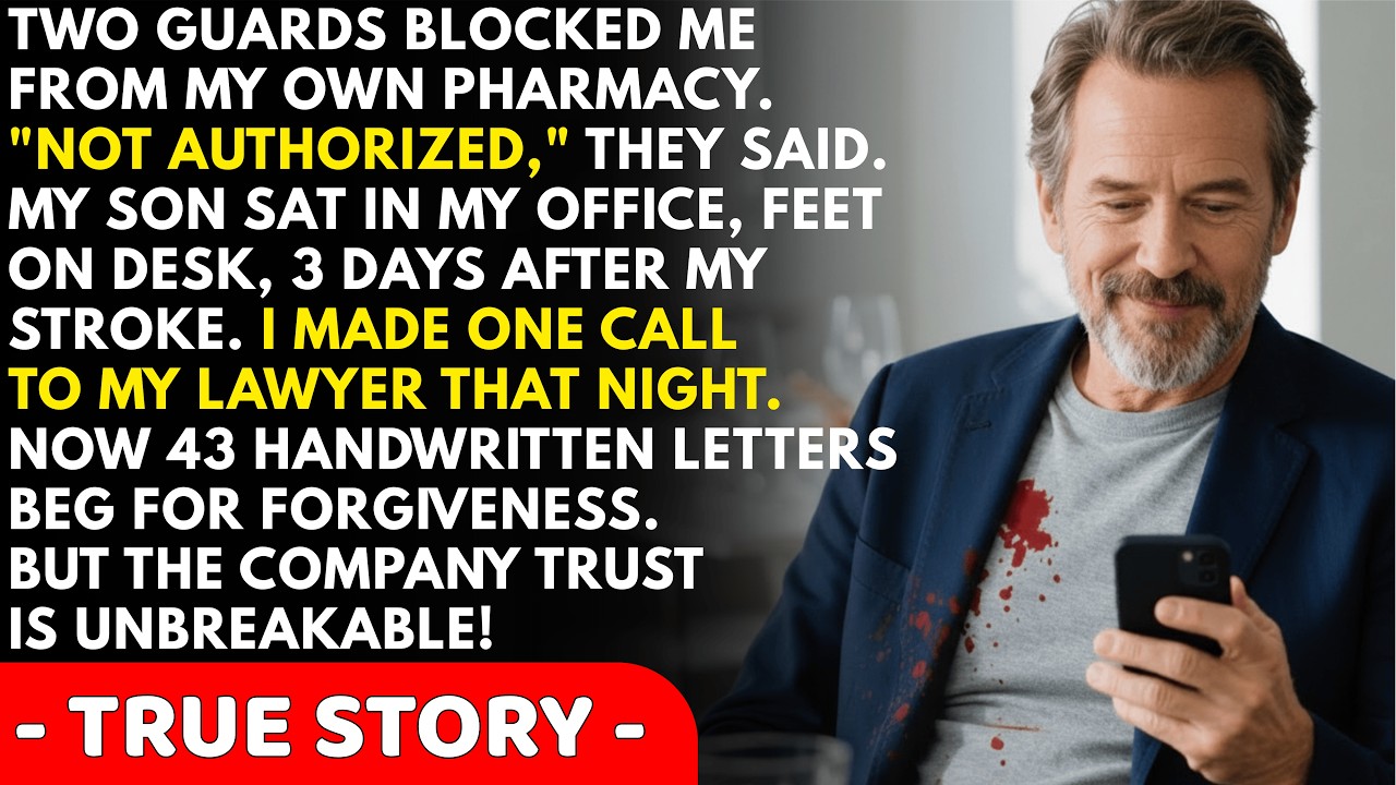 My Son Locked Me Out After My Stroke… I Called My Lawyer… Now 43 Letters Beg Forgive...