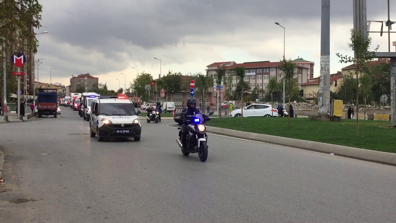 Eyüp belediye başkanı Deniz kökenin 29 ekim cumhuriyet bayramı konvoyu