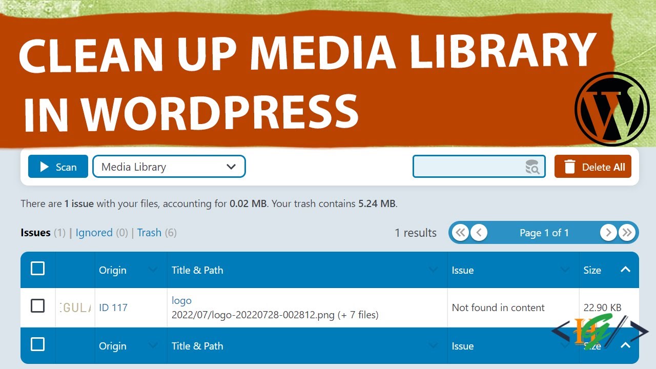 How to Clean Up Media Library in WordPress | Delete Unused Images