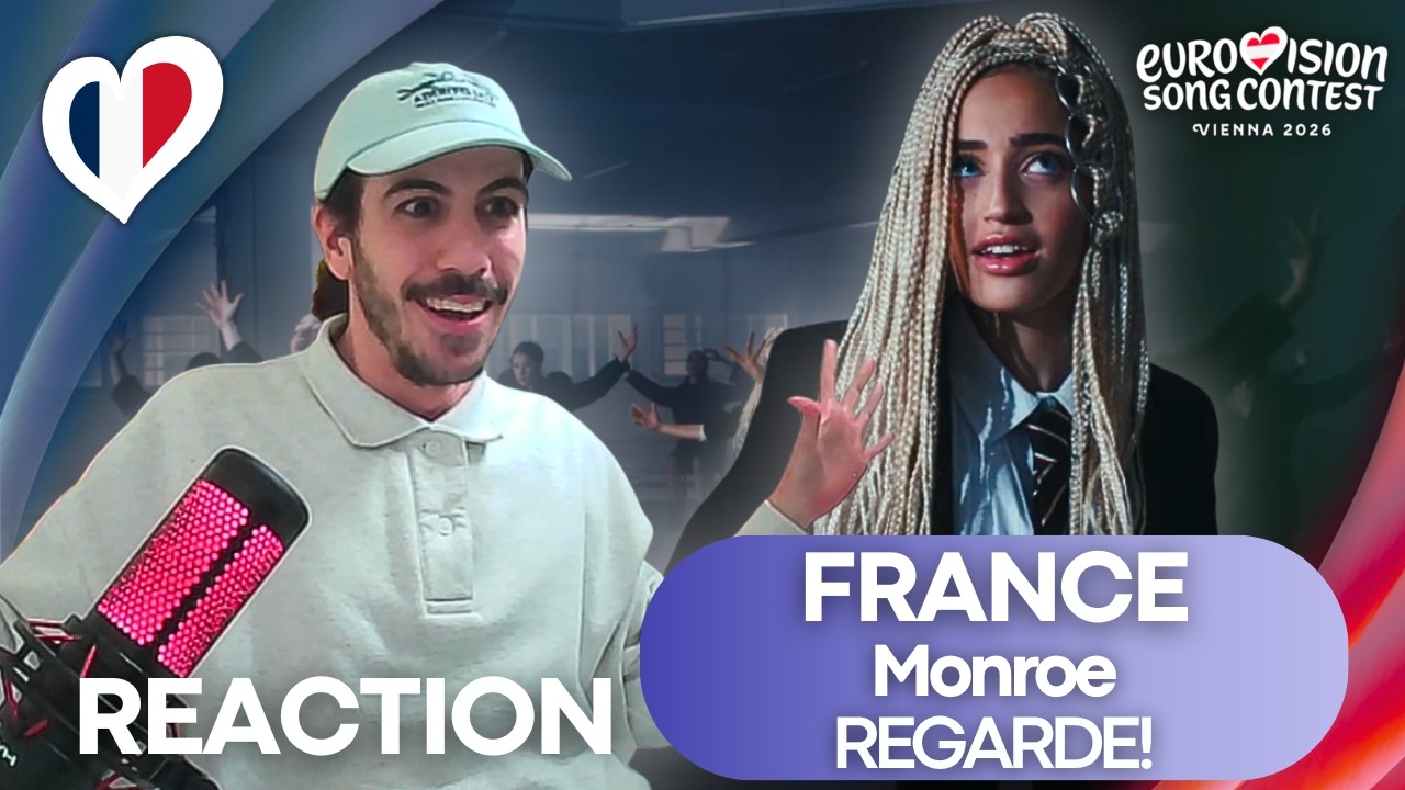 🇫🇷 Monroe - Regarde REACTION France Eurovision 2026 (SUBTITLED)