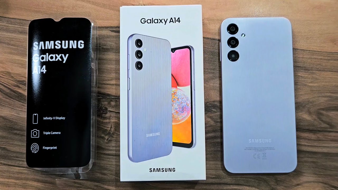 Распаковка и первые впечатления от Samsung Galaxy A14