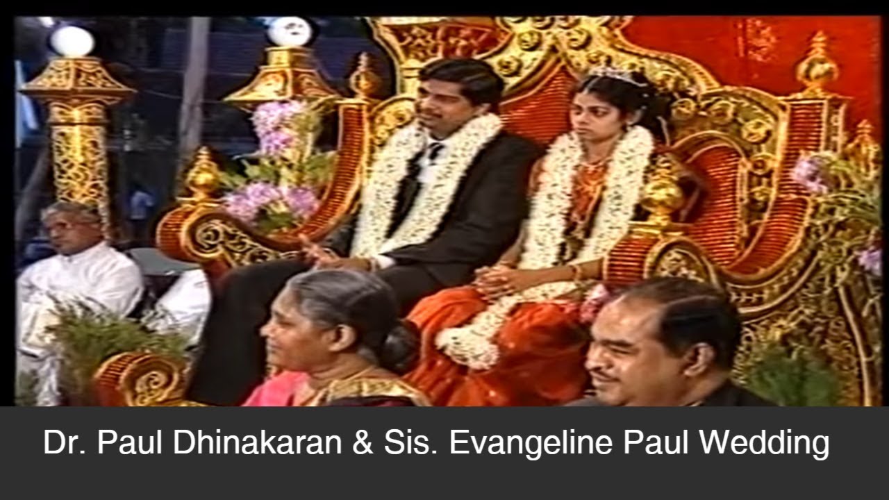 Dr. Paul Dhinakaran & Evangeline Paul Dhinakaran Wedding