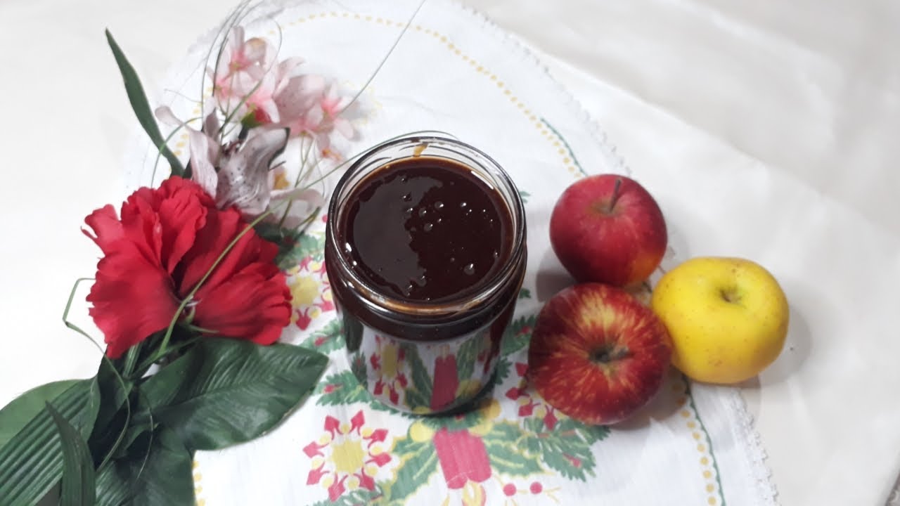 واخيرا عسل دبس التفاح للسكري للرجيم بدون سكر وباستخدام التفاح فقط  & Apple Honey