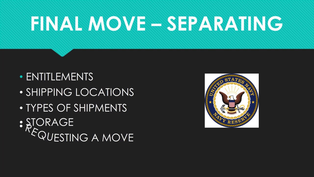 FINAL MOVE &ndash; SEPARATING
