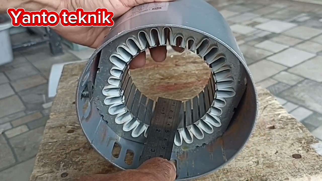 Gulung Dinamo 1/3 Hp, Dari awal sampai tes. lengkap dengan skema