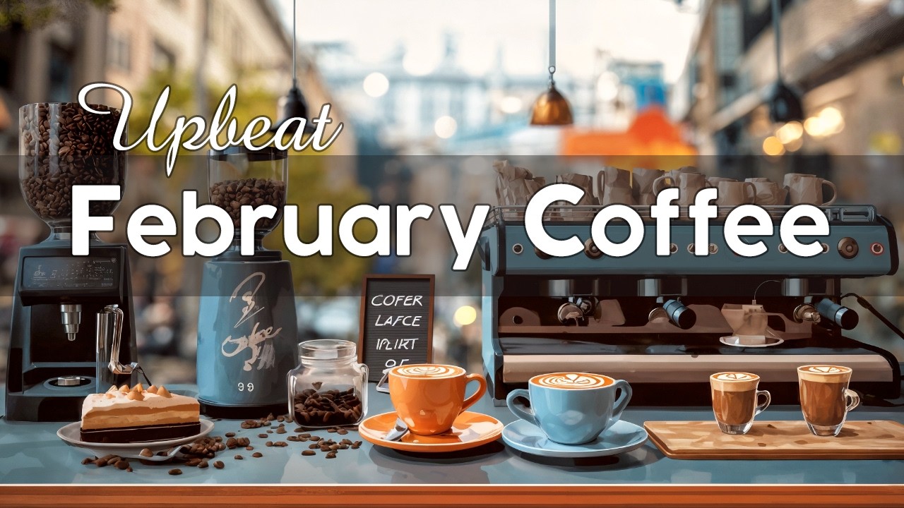 Upbeat Coffee Jazz in Morning ☕ February Jazz & Bossa Nova for Productive Work & Study