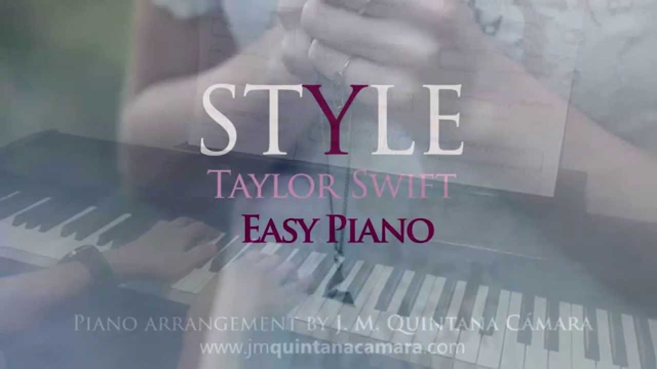 Taylor Swift - Style (Piano Cover | Sheet Music | Partituras)