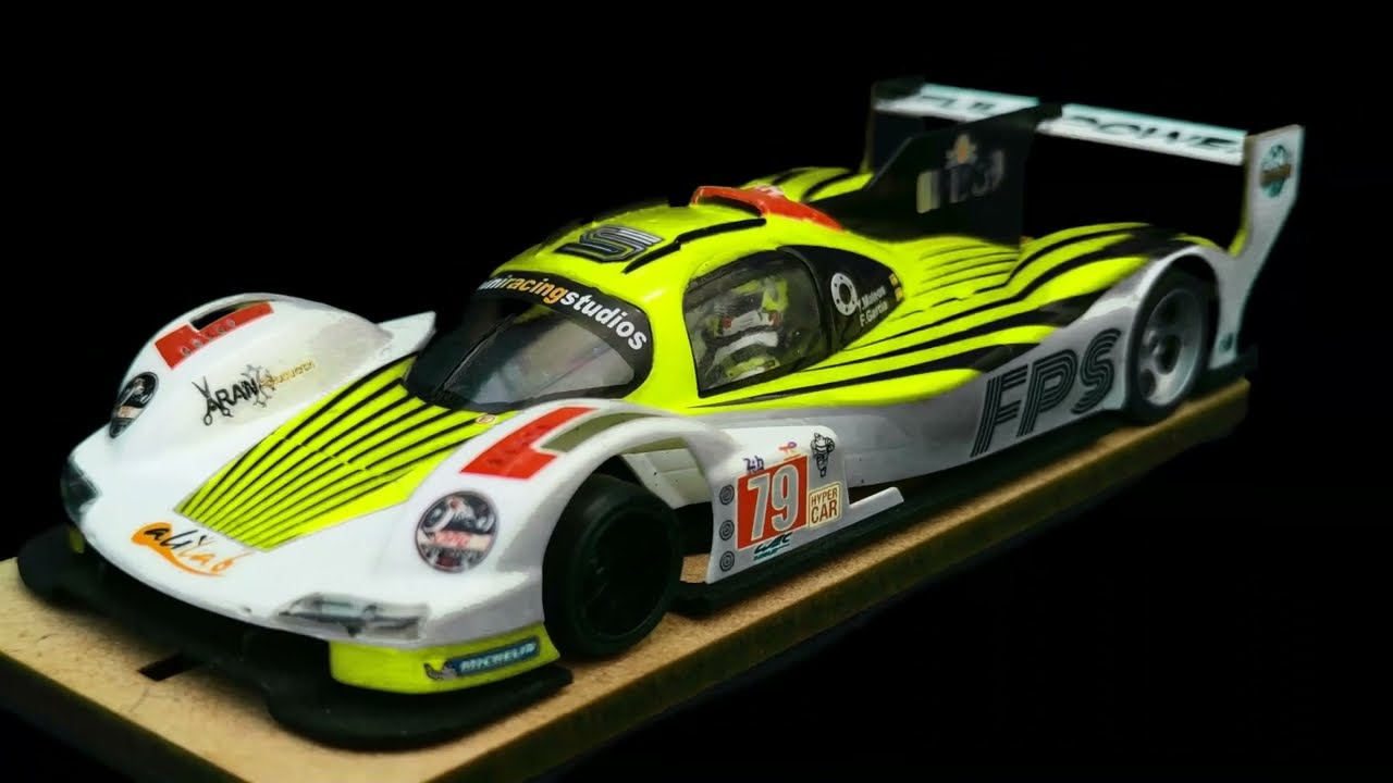 Analisis nuevo Chasis en SLS de 3DSRP para el Porsche 963 hypercar de Scaleauto