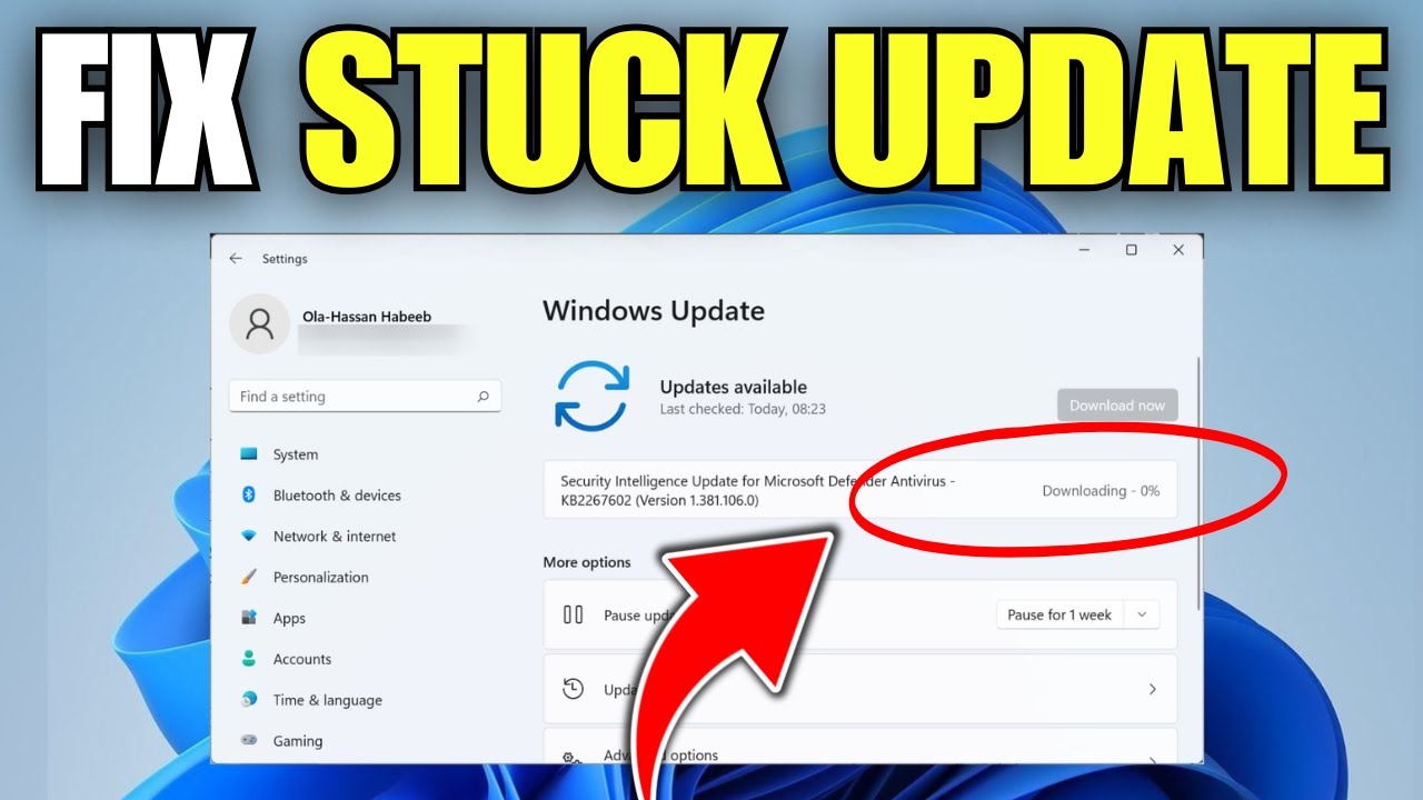 ИСПРАВЛЕНИЕ проблемы с обновлением Windows: зависание на случайном проценте (%)
