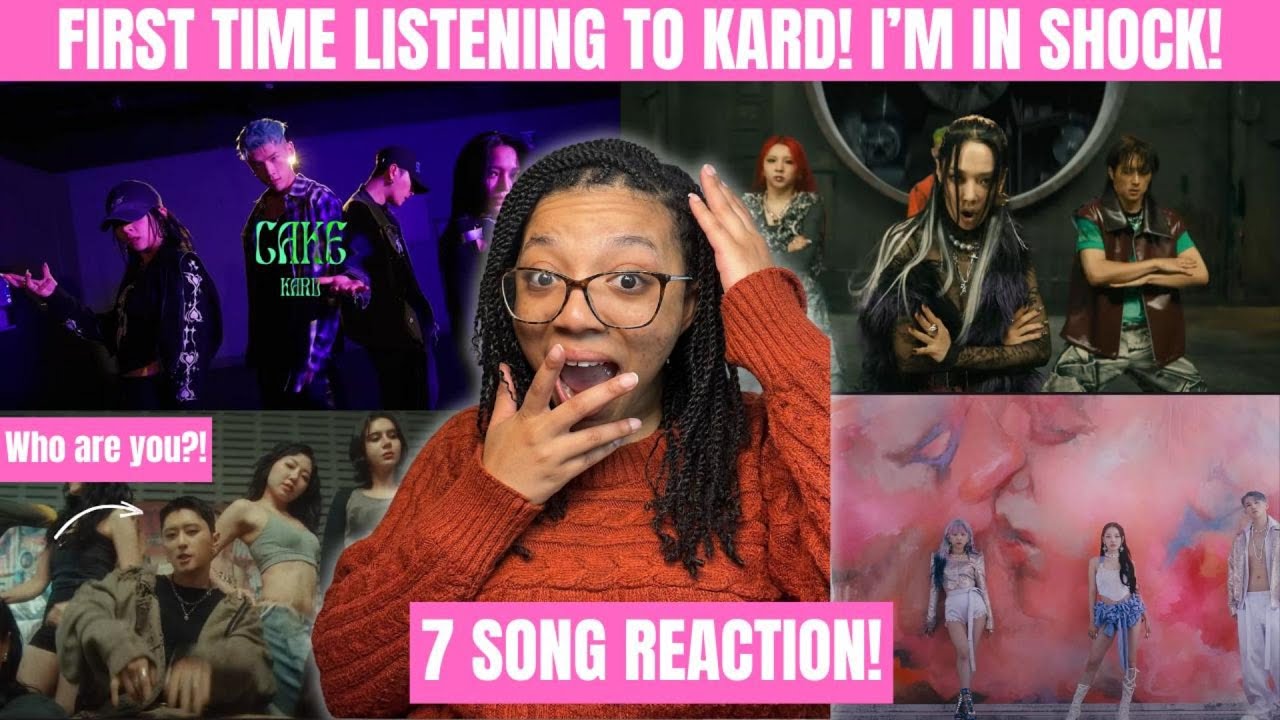 LISTENING TO KARD FOR THE FIRST TIME! ICKY, RED MOON, TOUCH, GUNSHOT, & MORE REACTION!!