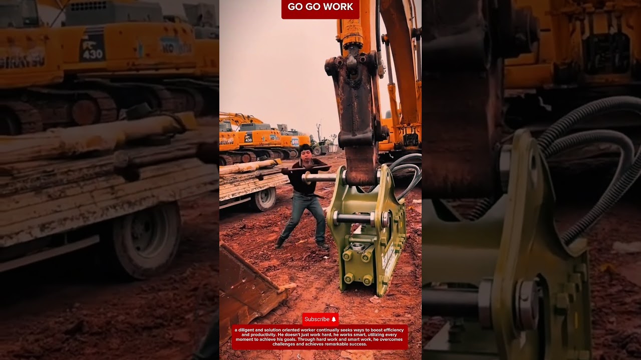 Powerful Hydraulic Breaker Attachment for Rock Crushing and Demolition in Construction Sites