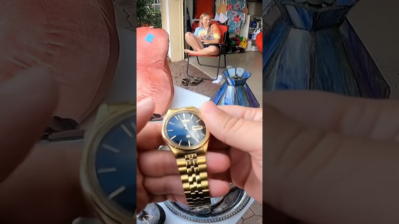 This is why you always ask at yard sales! 🙌👀 #yardsalefinds #watches #timex #seiko