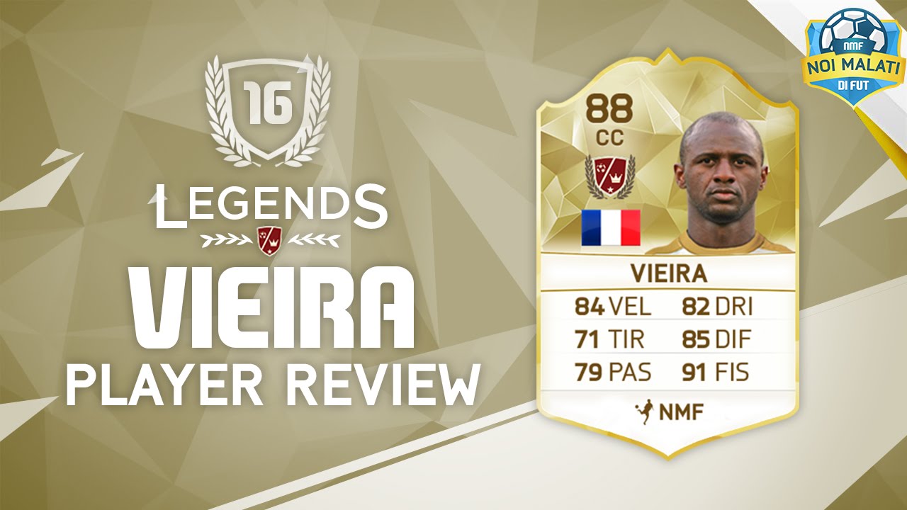 FIFA 16 | PATRICK VIEIRA LEGEND (88) | Player Review+Statistiche in game (ITA)