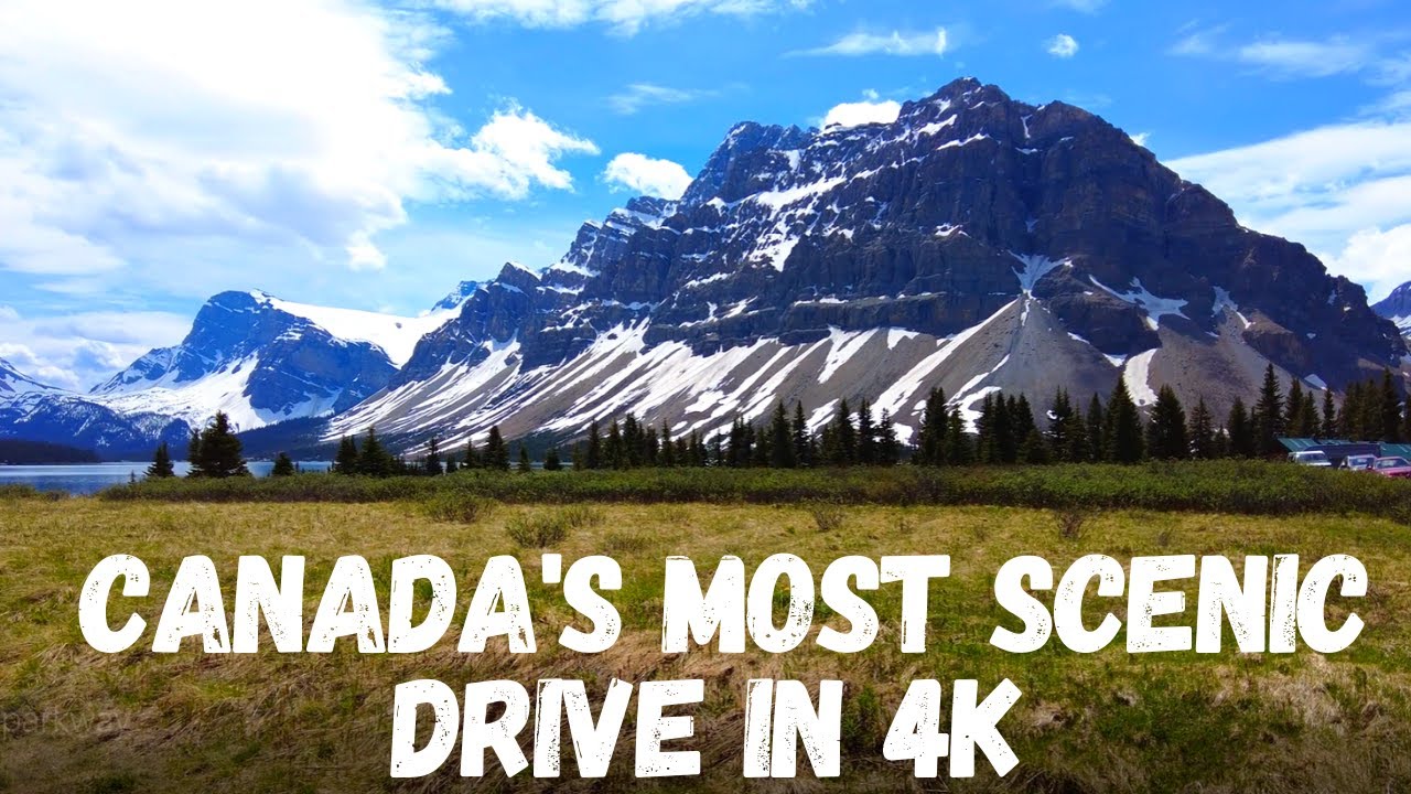 Driving Alberta's Famous Icefields Parkway in 4K | Banff to Jasper