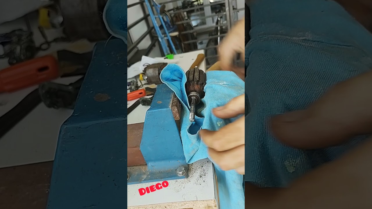 Reparación de bordeadora!. Reemplazo de rodamientos, carbones, limpieza de colector!.