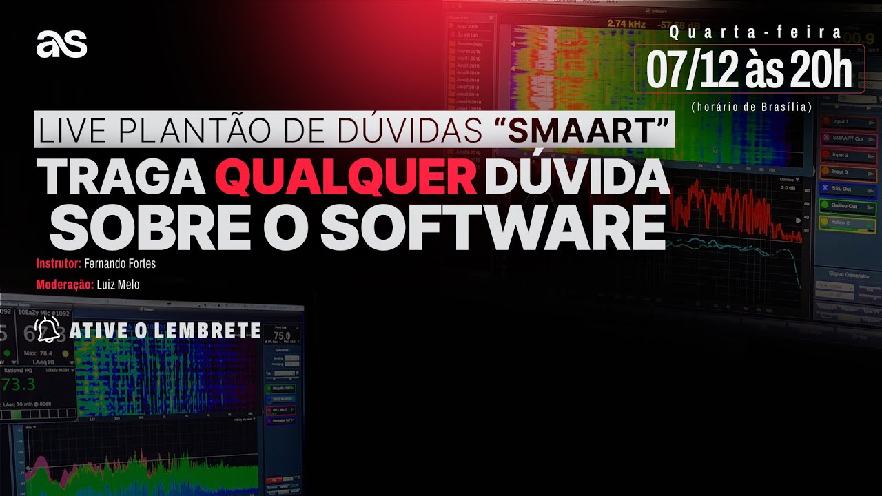 Plantão de dúvidas do Smaart