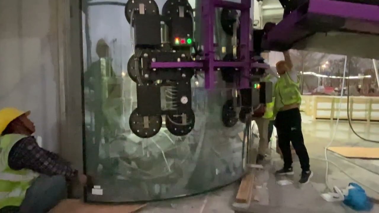 | cowest glass installation robot