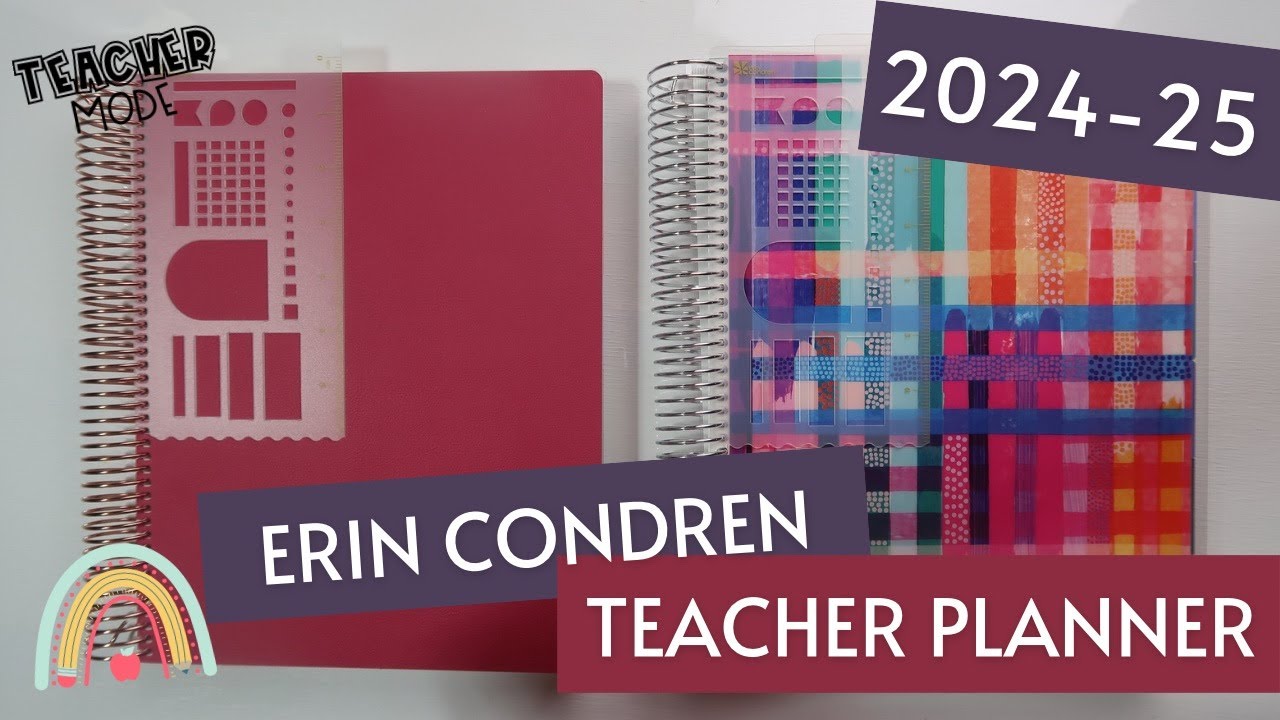 NEW Erin Condren Teacher Planner 2024-25