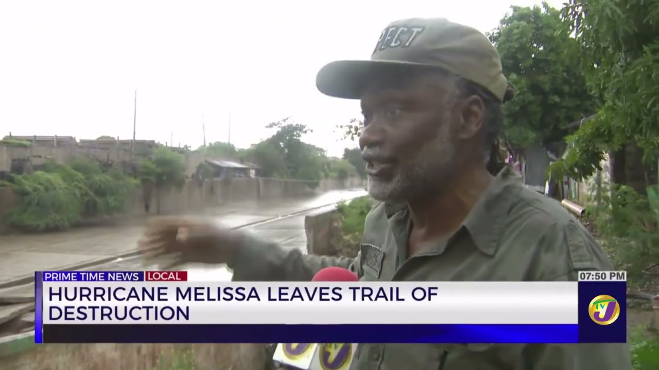 Sections of Sandy Gully Wall in Kingston Ruined | TVJ News