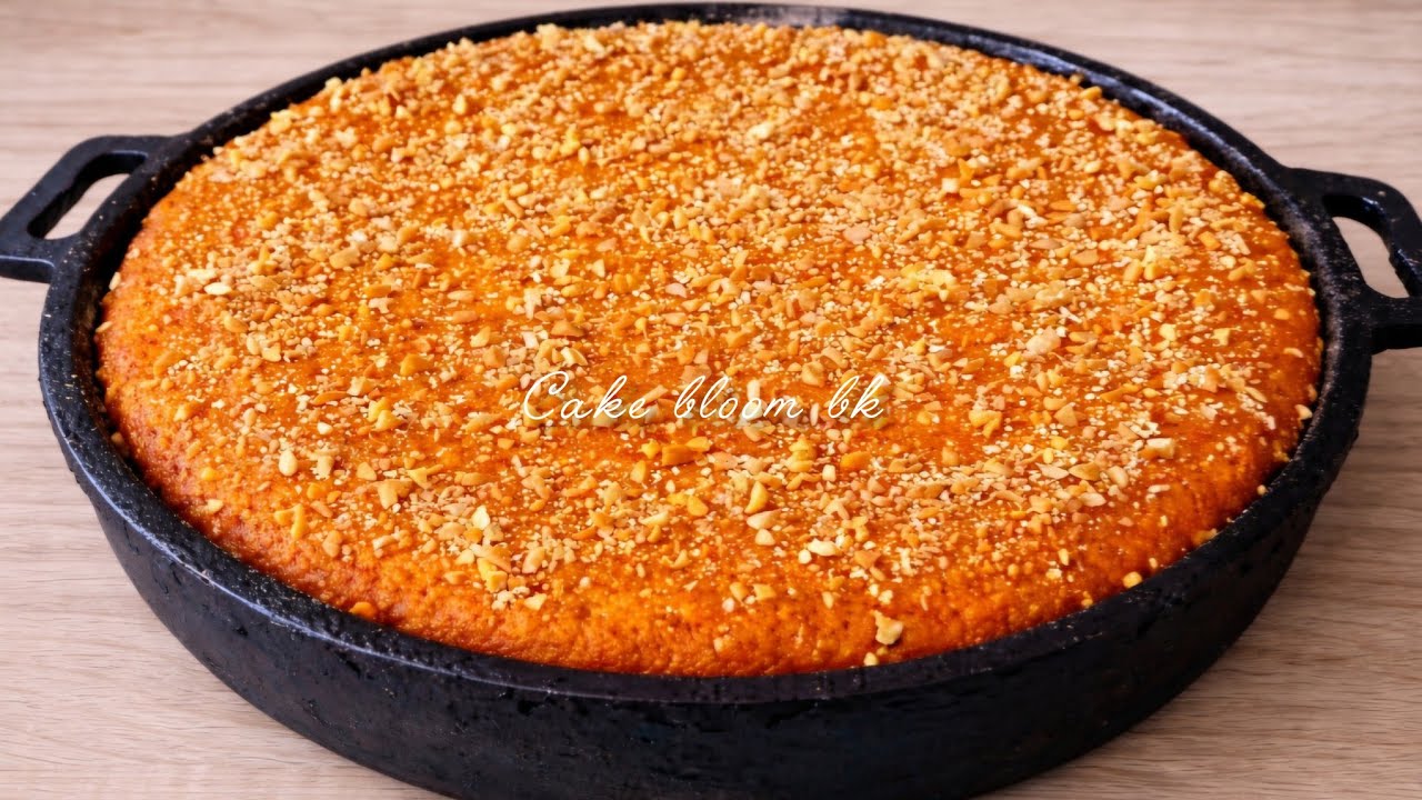 بسبوسة البرتقال 😋سهلة اقتصادية لذيذة جدا بحجم عائلي مستحيل دجربيها ومتعاوديهاش