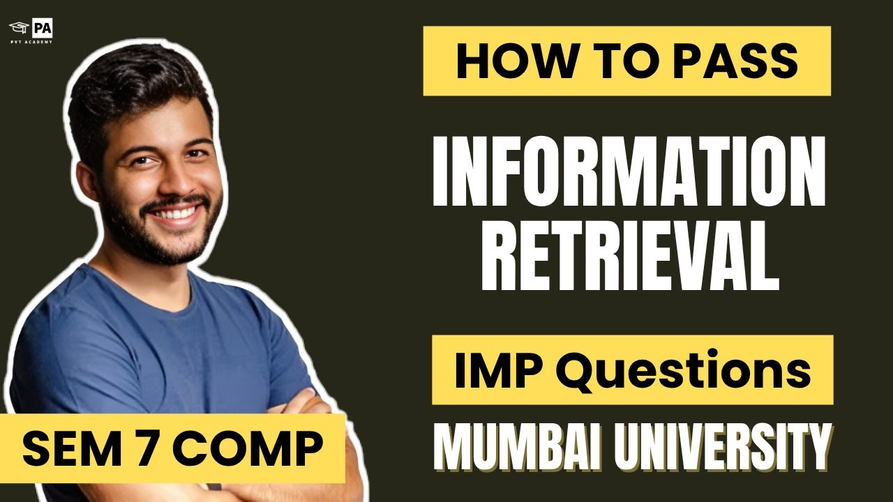 Information Retrieval (IR) Important Questions | How To Pass IR | Sem 7 Computer