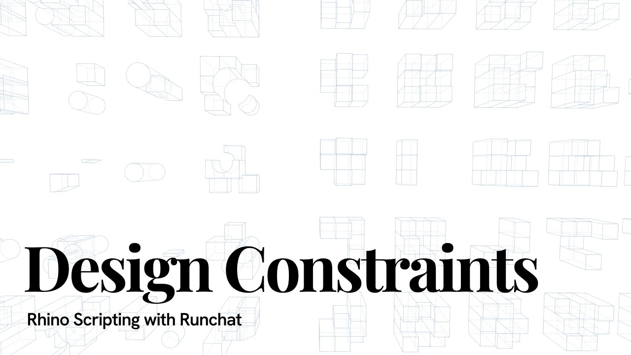 Rhino Scripting - Design Constraints
