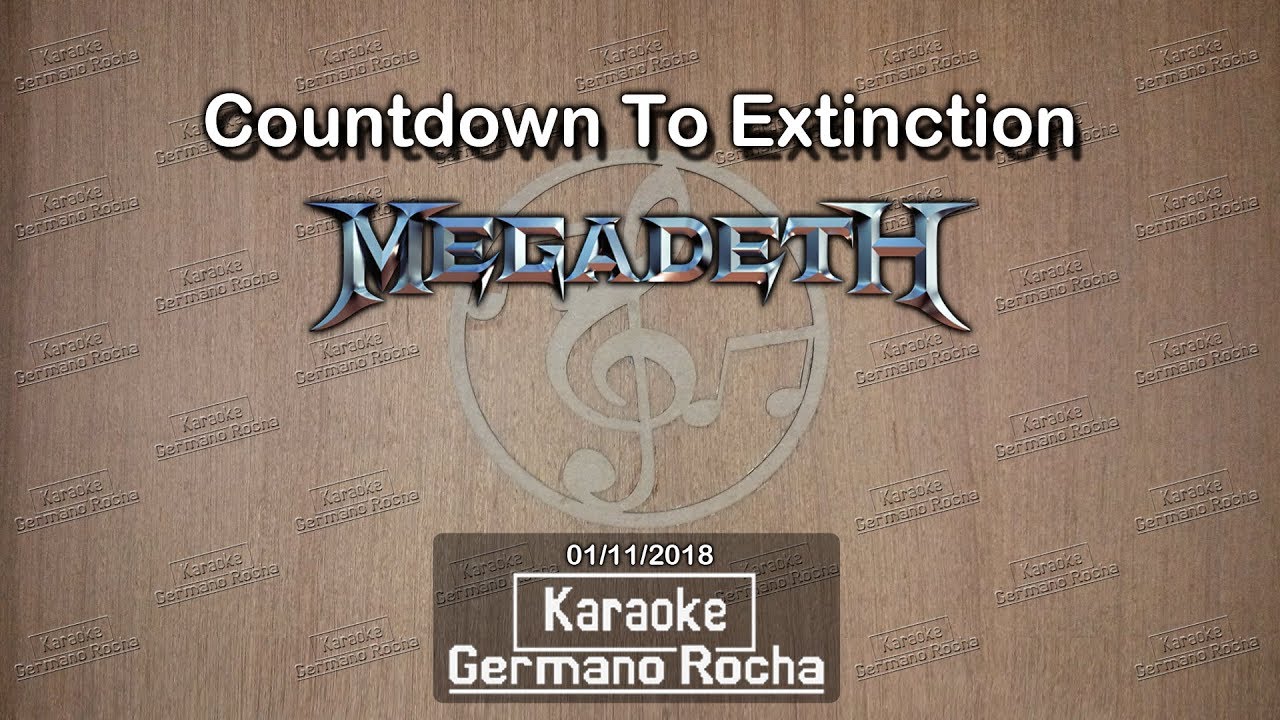 Megadeth - Countdown To Extinction (Karaoke)