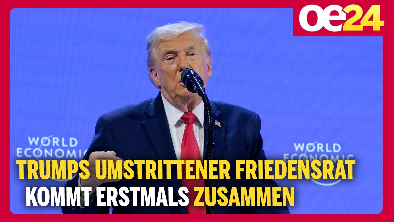 Trumps umstrittener Friedensrat kommt erstmals zusammen