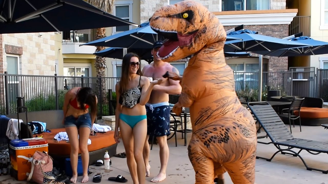 T-REX DISTURBS THE PEACE!!!