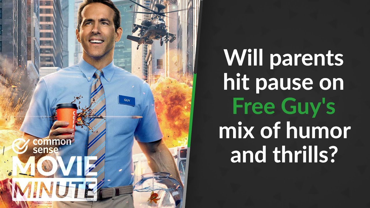 Will parents hit pause on Free Guy’s mix of humor and thrills? | Common Sense Movie Minute