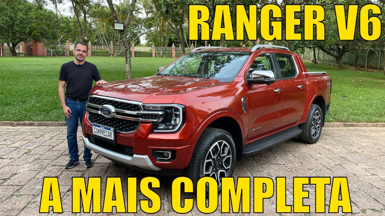 Ford Ranger V6 Limited 2024 - A picape média mais completa atualmente