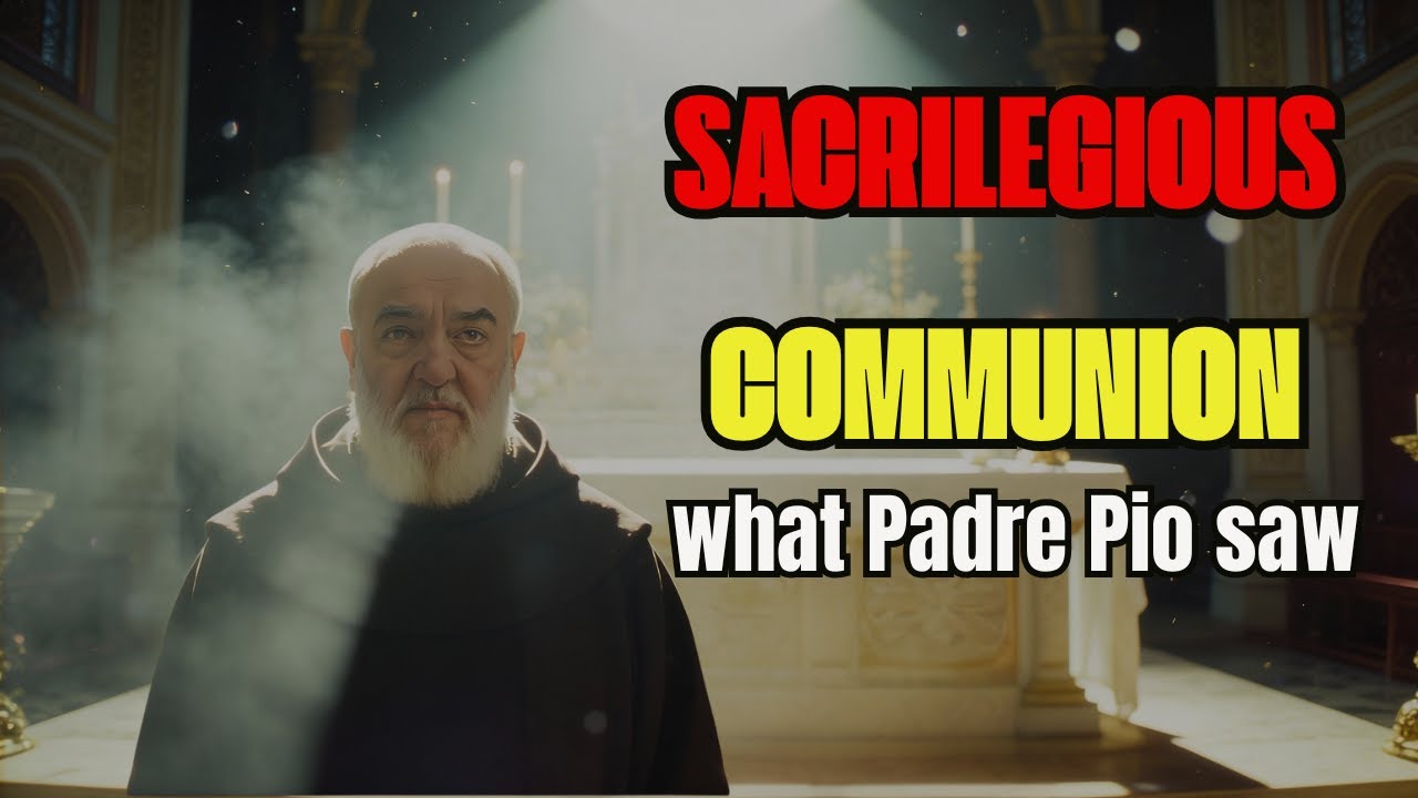 What Padre Pio SAW When You Receive Communion in Mortal Sin