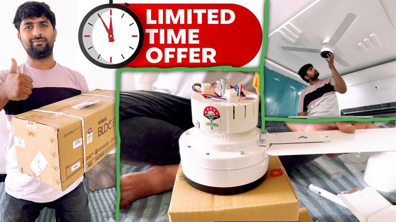 ✅ Electric BLDC ceiling fan  offer price ￼￼2,??₹ only 