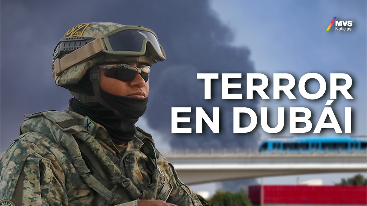 GUERRA en DUBÁI: Mexicana relata cómo se vive bajo el ataque de misiles | MVS Noticias