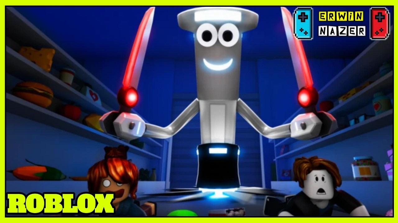 AKU TERJEBAK DI SUPERMARKET HOROR | ROBLOX HAPPY