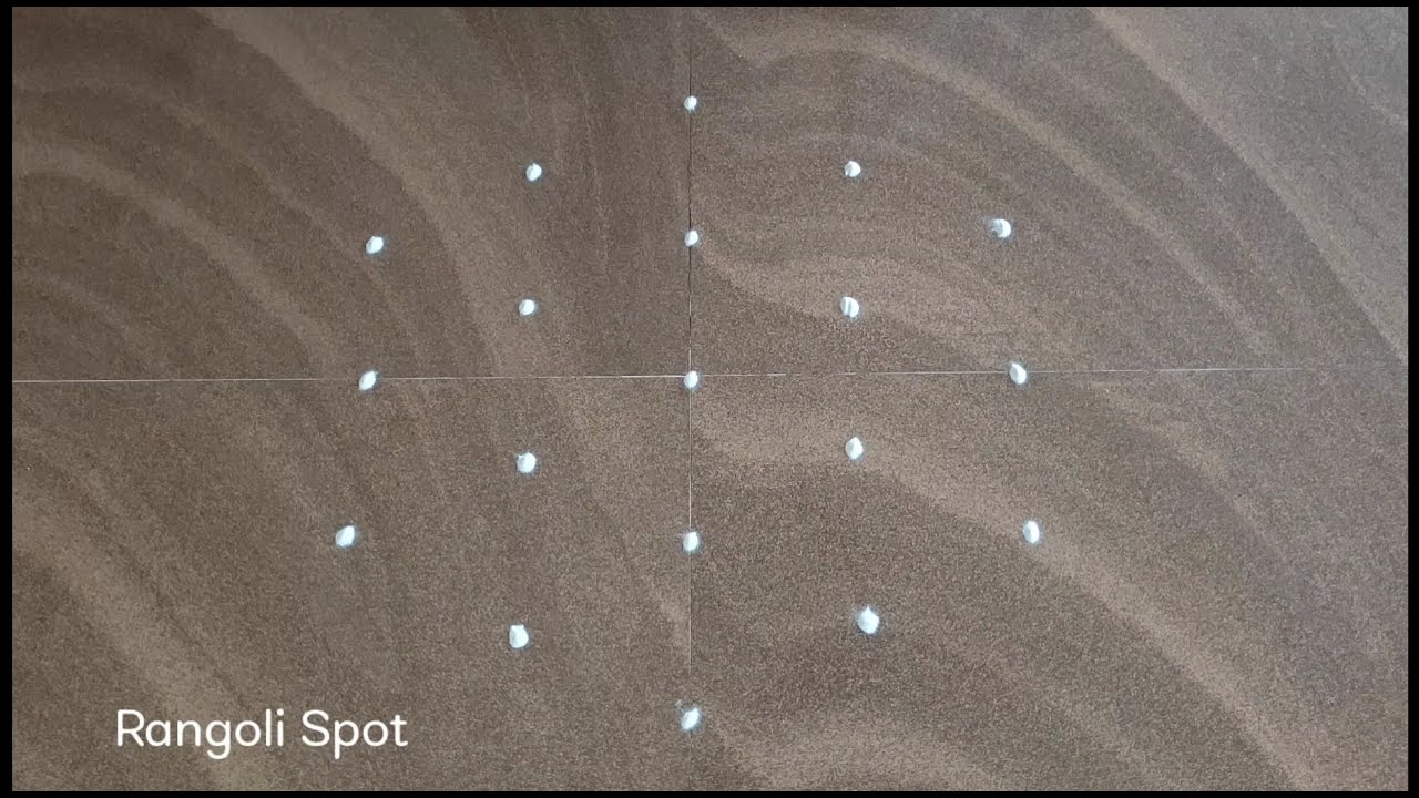 Easy & Simple Flowers  Design  ||  Rangoli Spot