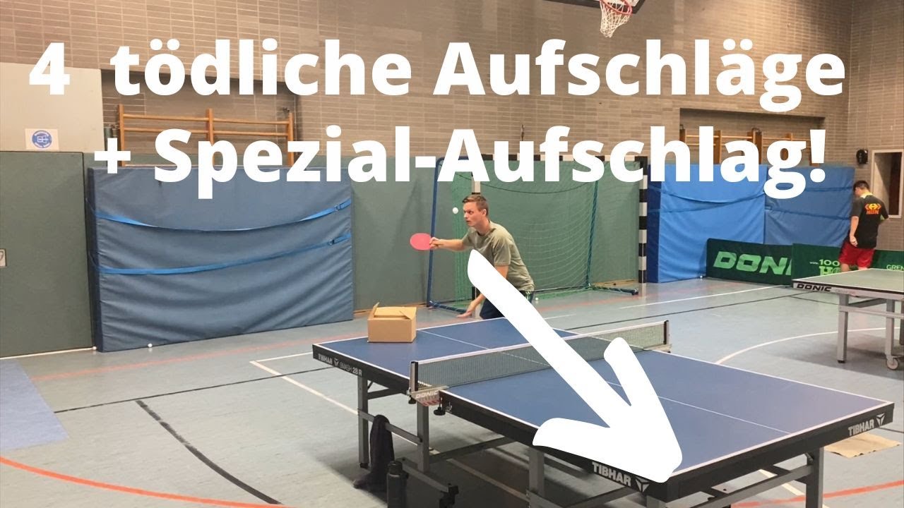 Meine 5 gefährlichsten Aufschläge!!! Mit Slow-Motion und hilfreichen Tipps für mehr Rotation! 🏓