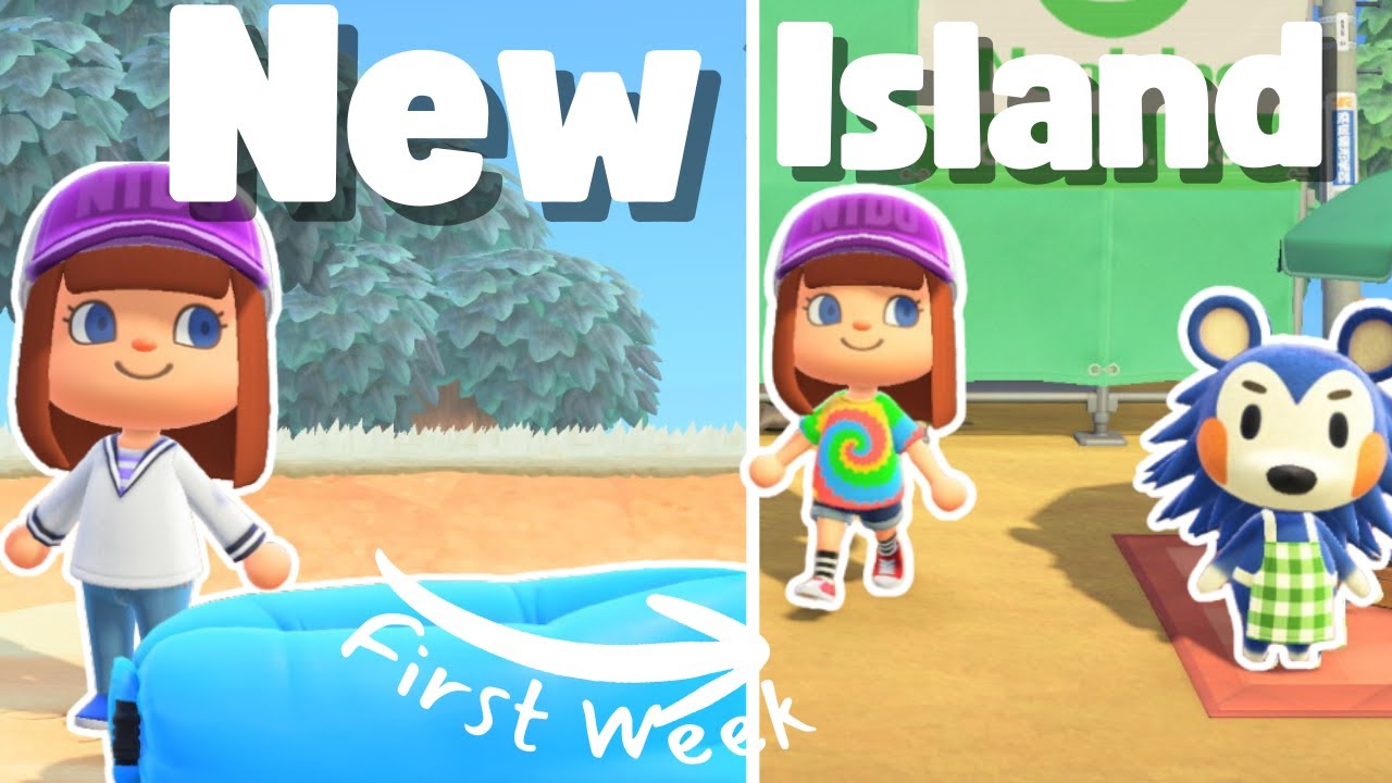 NEW ISLAND!!! | My First Week On My New ACNH Island | Animal Crossing New Horizons