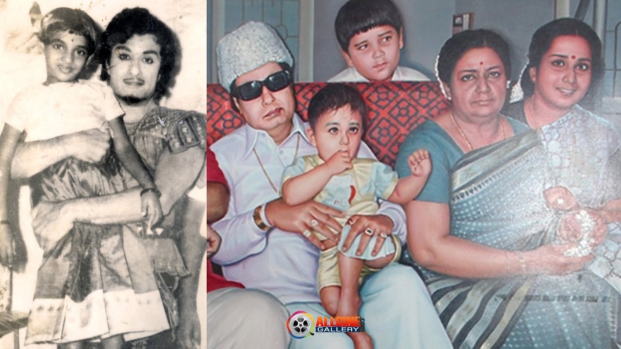 MGR Family Photos with Wife Janaki, Sathanandavathi, Father, Mother & Brother- New 2017