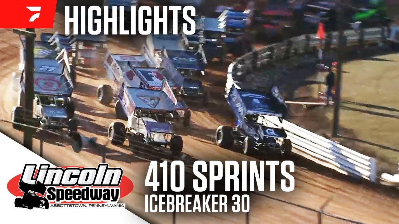 Icebreaker 30 PA Posse Opener | 410 Sprints at Lincoln Speedway 2/23/25 | Highlights