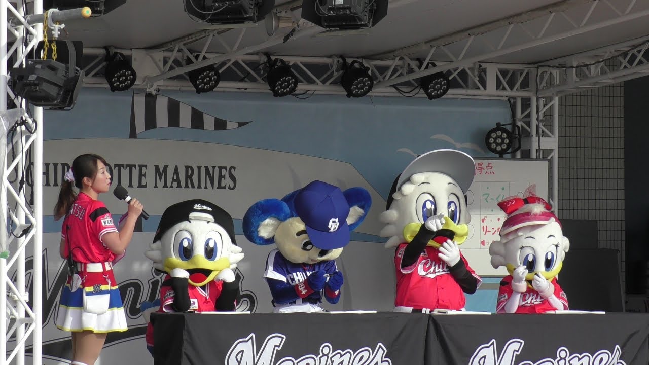 17/06/08 マーくん、リーンちゃん、ズーちゃん、ドアラのキャラクターバラエティーステージ