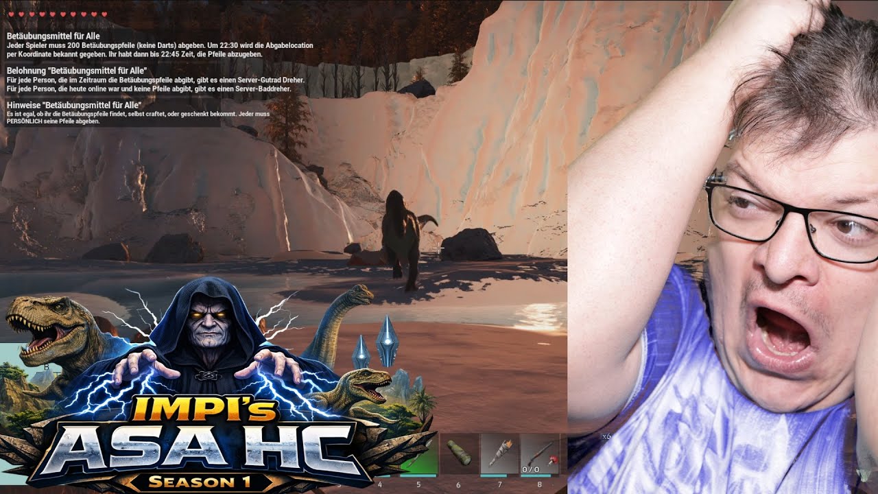 ARK Survival Ascended Hardcore - Impi´s HC Projekt S1-T3 Der Wolf das Carno & wo kommt der Hai her