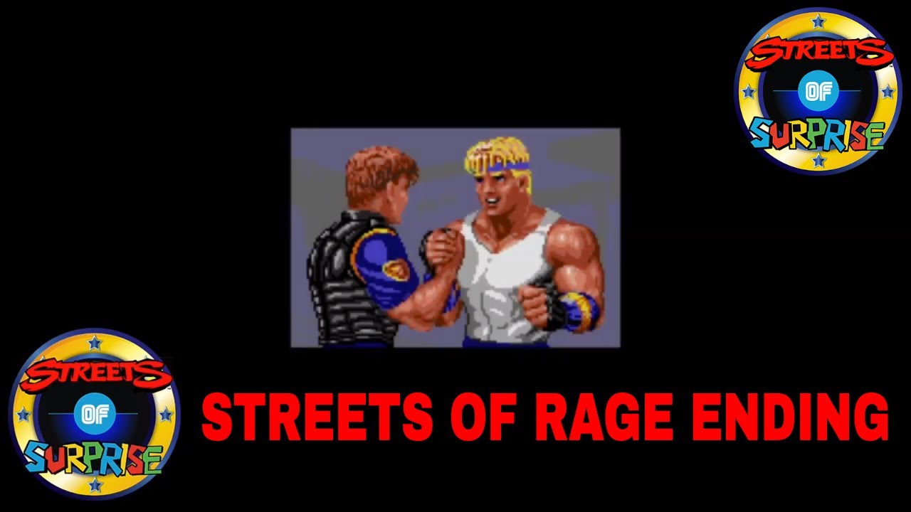 SOR1 Final - Street of Rage Good Ending