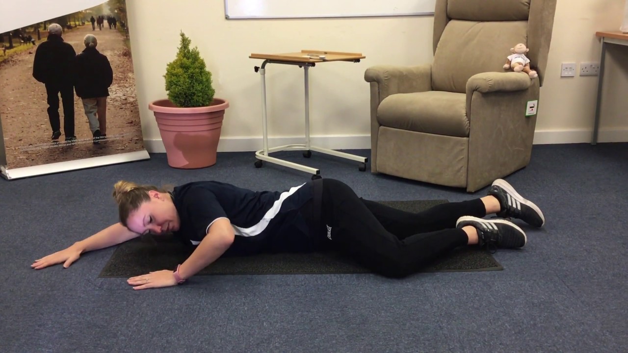 Wirral Falls Prevention Service - Getting Up from the floor (Demonstration)