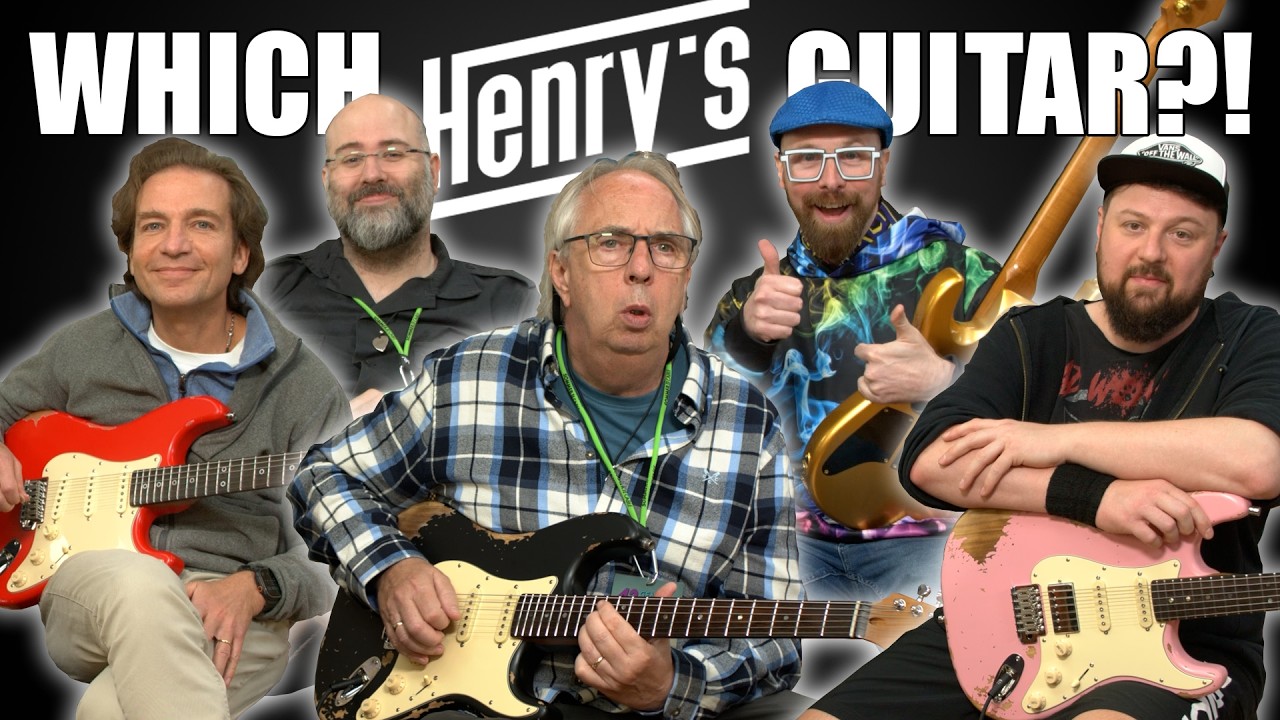 Five guitar gear experts pick their favorite Henry’s Guitars! Snake HSS, Fury and more